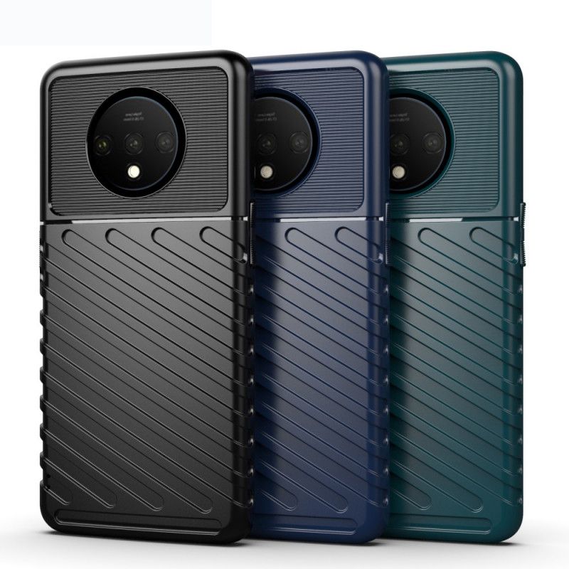 Hoesje voor OnePlus 7T Groen Zwart Donderreeks