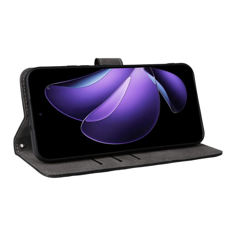 Bescherming Hoesje Oppo Reno 13 5g Suède-look Rfid-beschermingsband