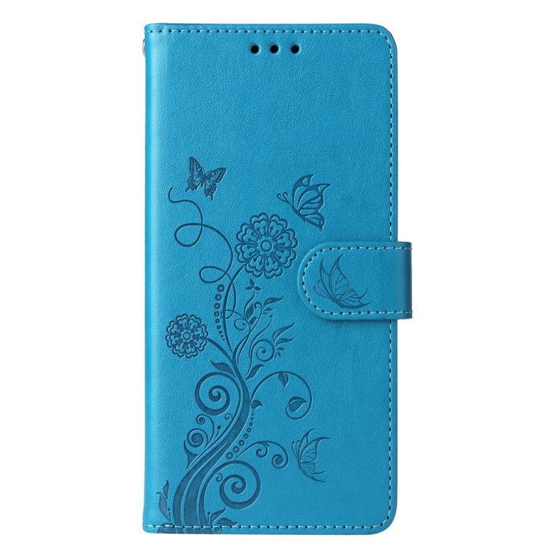 Flip Case Leren Oppo Reno 13 5g Bloemen