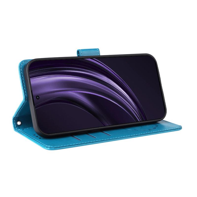 Flip Case Leren Oppo Reno 13 5g Bloemen