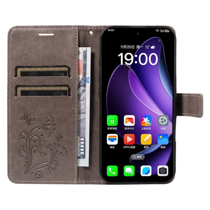 Folio-hoesje Oppo Reno 13 5g Telefoonhoesje Reuzenvlinders