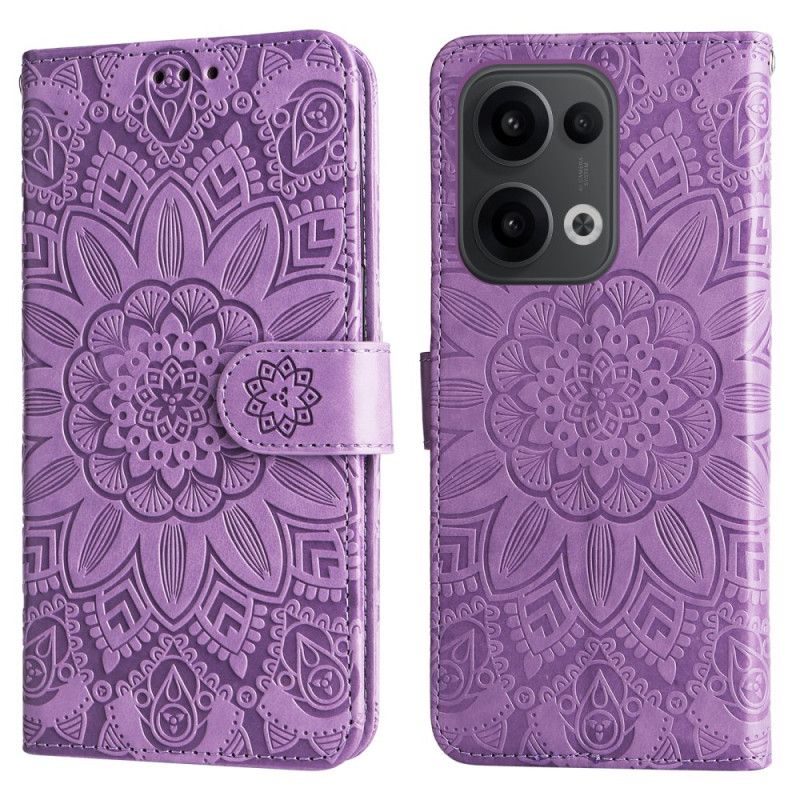 Folio-hoesje Oppo Reno 13 5g Zonnebloem