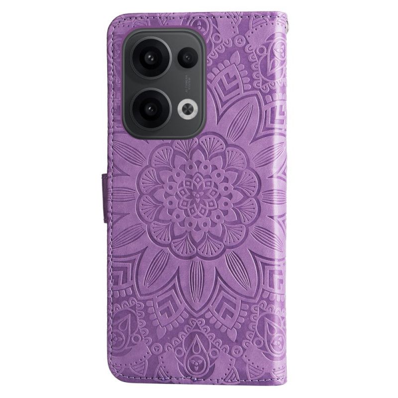 Folio-hoesje Oppo Reno 13 5g Zonnebloem