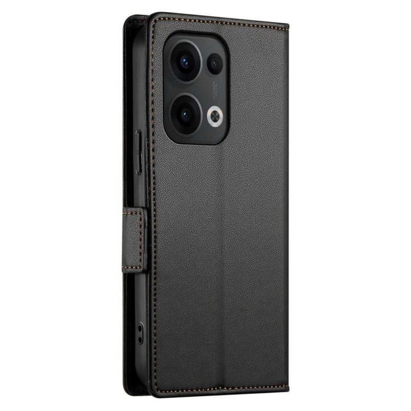Leren Hoesje Oppo Reno 13 5g Decoratieve Klinknagel Bescherming Hoesje