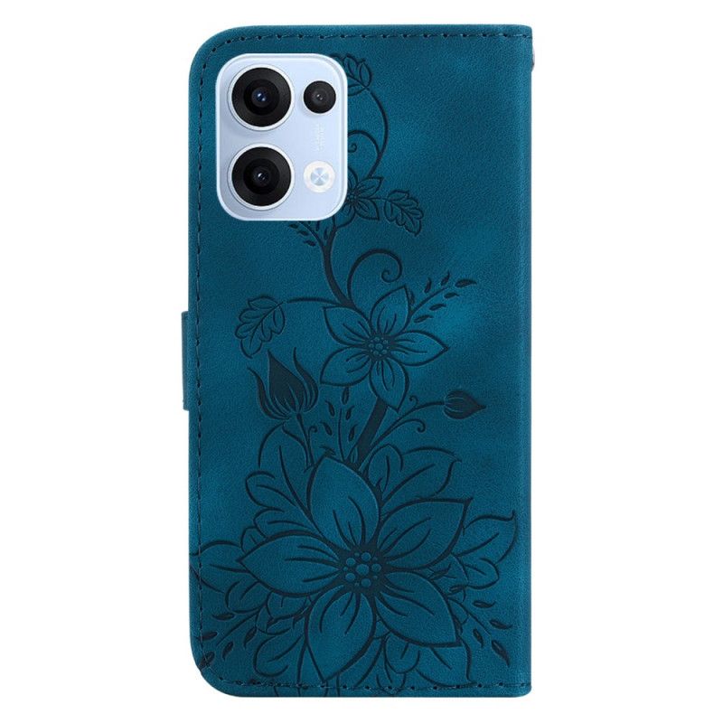 Leren Hoesje Oppo Reno 13 5g Fleur-de-lys Patroon Bescherming Hoesje