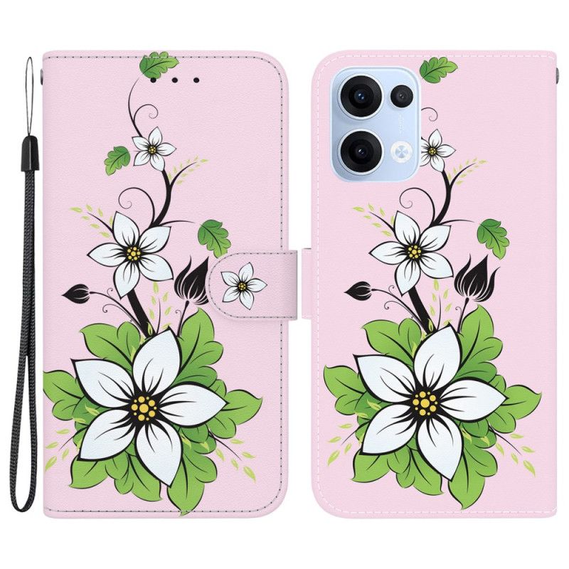 Leren Hoesje Oppo Reno 13 5g Lelie Bescherming Hoesje
