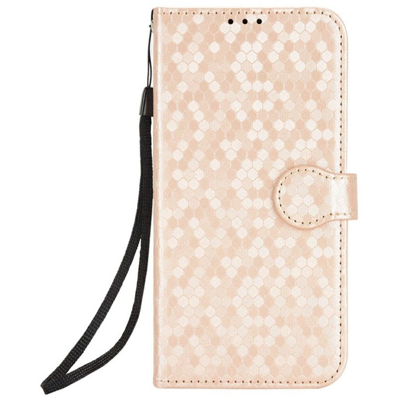 Leren Hoesje Voor Oppo Reno 13 5g Glitterstippen