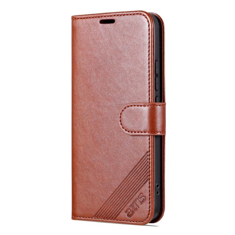 Folio-hoesje voor Xiaomi 13 Azns Ledereffect