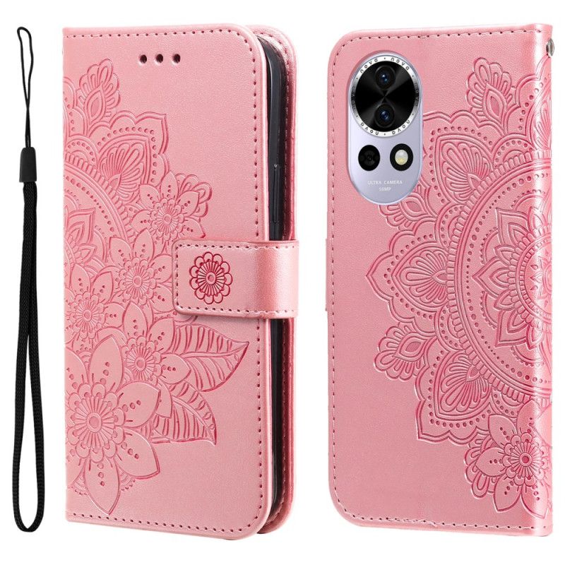 Leren Hoesje Voor Huawei Nova 13 Mandala-print