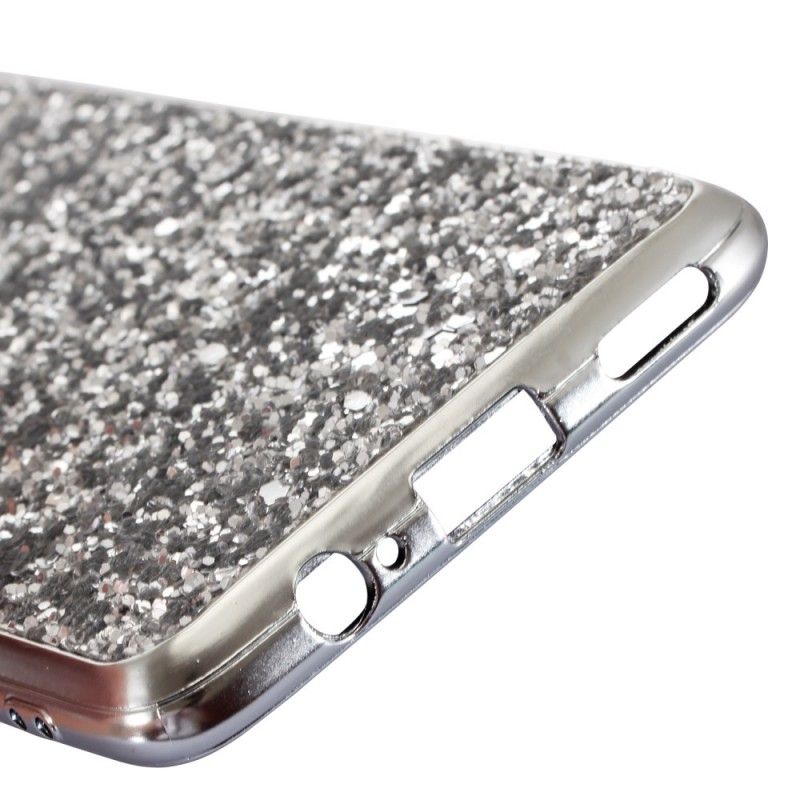 Case Hoesje OnePlus 6 Rood Zwart Telefoonhoesje Ik Ben Glitter