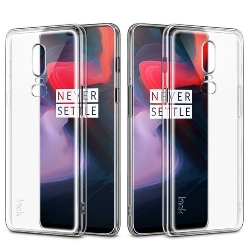 Hoesje OnePlus 6 Telefoonhoesje Transparant Imak