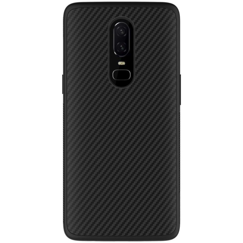 Hoesje voor OnePlus 6 Nillkin Kunstvezel En Magneetfolie