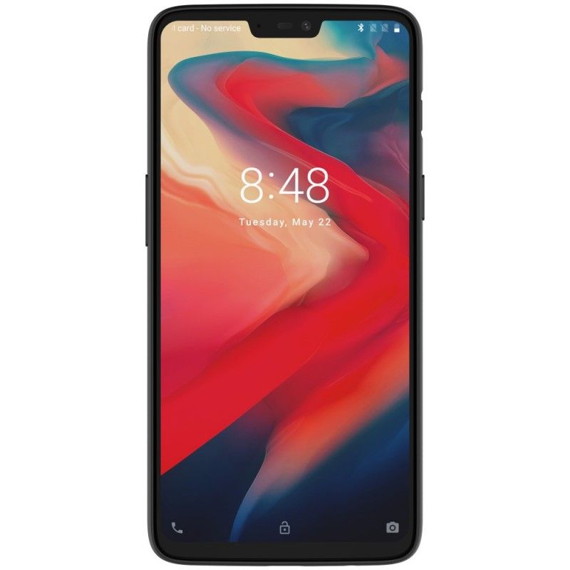 Hoesje voor OnePlus 6 Nillkin Kunstvezel En Magneetfolie
