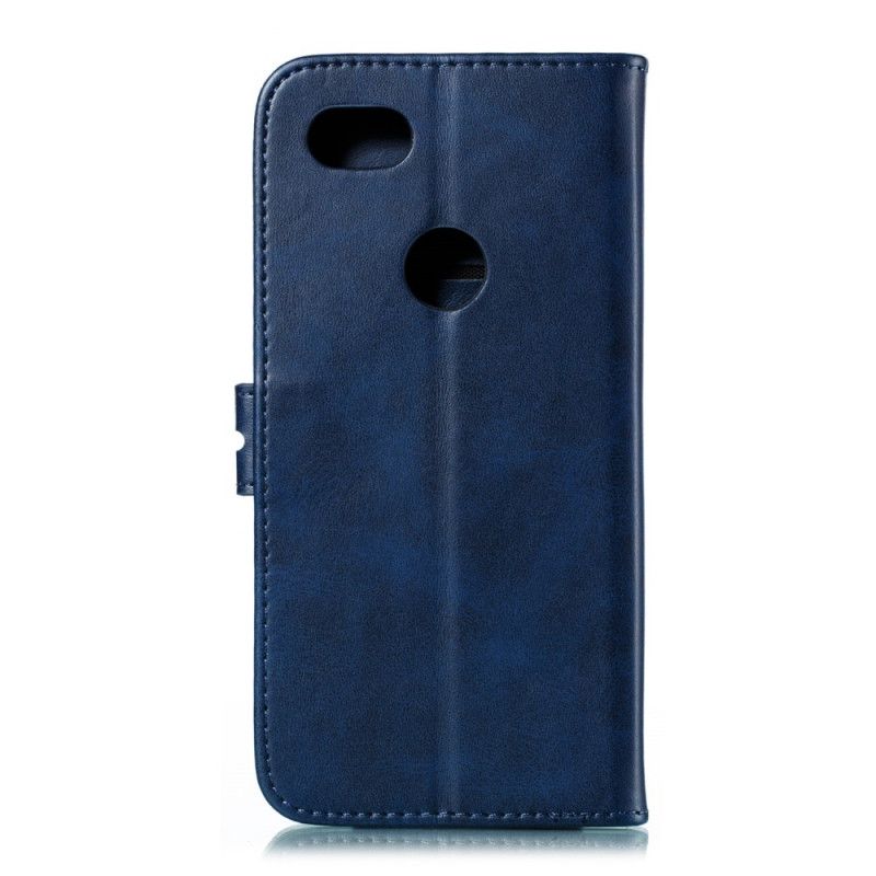 Leren Hoesje Google Pixel 3A XL Zwart Kitten Imitatieleer