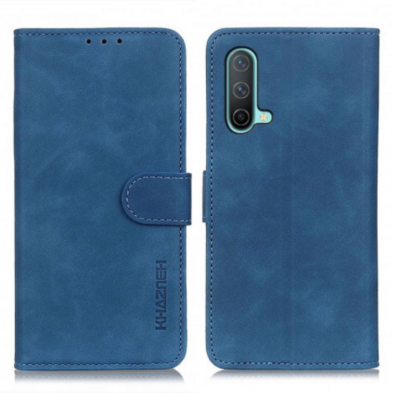 Flip Case Leren Oneplus Nord Ce 5g Khazneh Vintage Leereffect