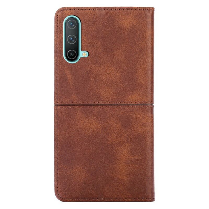 Folio-hoesje Voor Oneplus Nord Ce 5g Stijl Lederen Couture