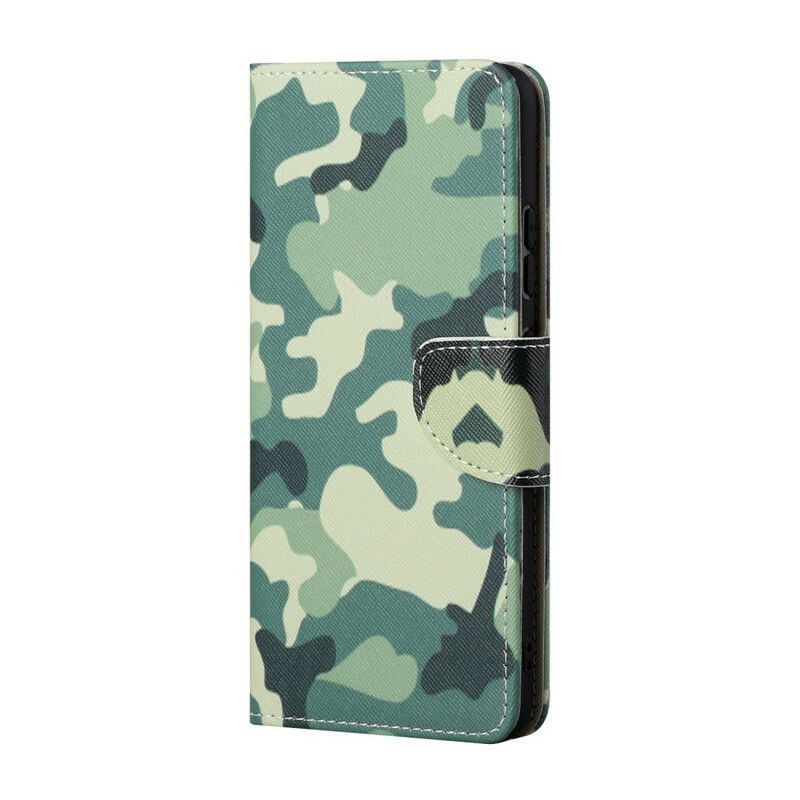 Leren Hoesje Oneplus Nord Ce 5g Militaire Camouflage