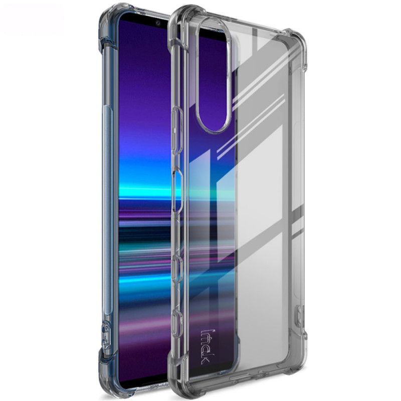 Cover Hoesje Sony Xperia 5 II Transparant Zwart Telefoonhoesje Imak Airbags