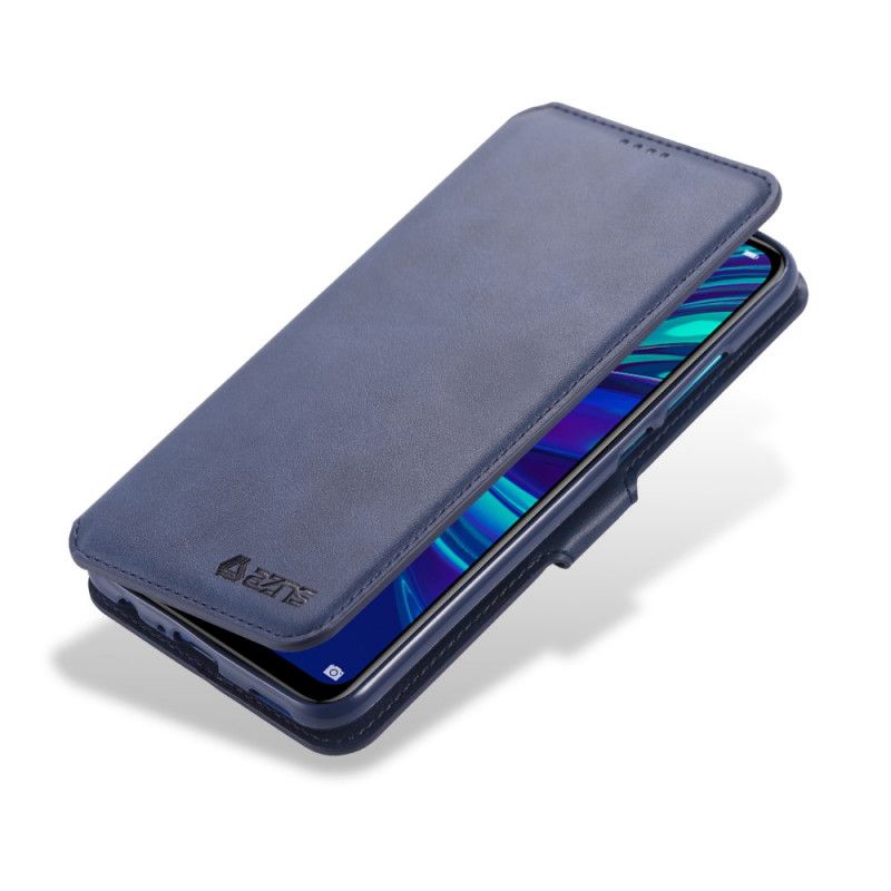 Bescherming Hoesje Huawei P Smart Plus 2019 Bruin Rood Azns Leereffect