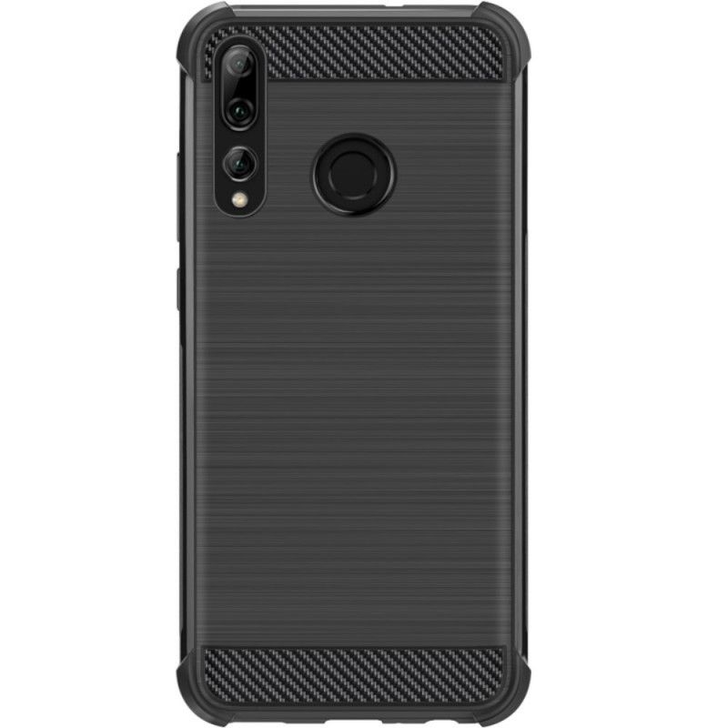 Case Hoesje Huawei P Smart Plus 2019 Telefoonhoesje Imak Geborsteld Koolstofvezel