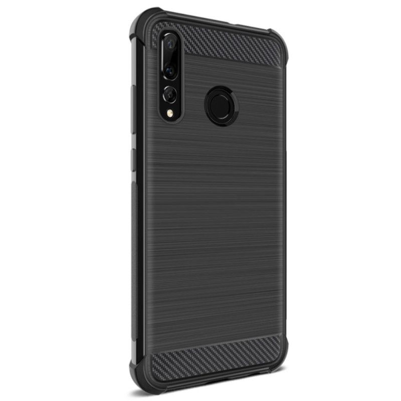 Case Hoesje Huawei P Smart Plus 2019 Telefoonhoesje Imak Geborsteld Koolstofvezel