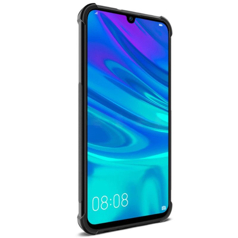 Case Hoesje Huawei P Smart Plus 2019 Telefoonhoesje Imak Geborsteld Koolstofvezel