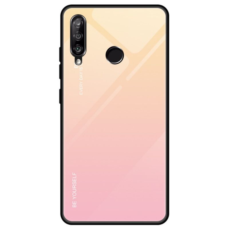 Cover Hoesje Huawei P Smart Plus 2019 Groen Rood Telefoonhoesje Gegalvaniseerde Kleur