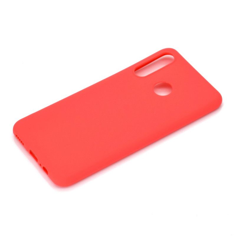 Cover Hoesje Huawei P Smart Plus 2019 Wit Zwart Telefoonhoesje Zachte Matte Siliconen