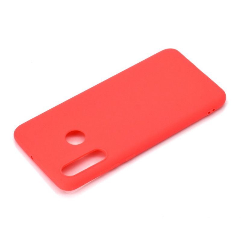 Cover Hoesje Huawei P Smart Plus 2019 Wit Zwart Telefoonhoesje Zachte Matte Siliconen