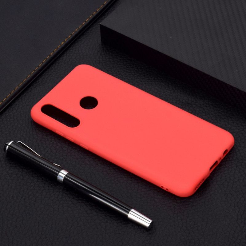 Cover Hoesje Huawei P Smart Plus 2019 Wit Zwart Telefoonhoesje Zachte Matte Siliconen