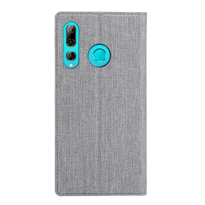 Folio-hoesje Huawei P Smart Plus 2019 Grijs Zwart Getextureerde Vili Dmx