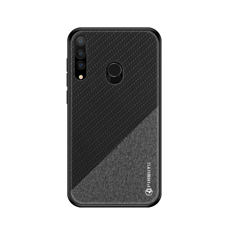 Hoesje Huawei P Smart Plus 2019 Magenta Zwart Eervolle Serie Pinwuyo