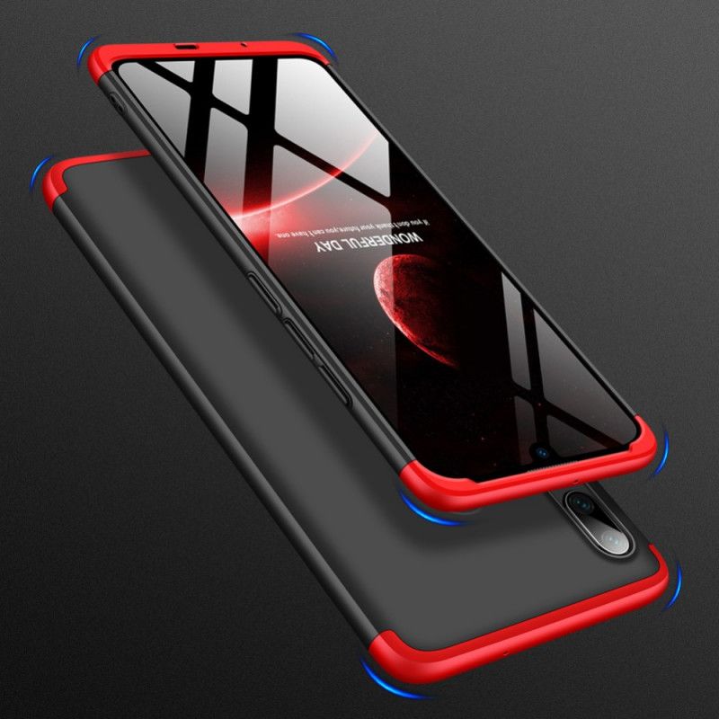 Hoesje Huawei P Smart Plus 2019 Rood Zwart Afneembare Gkk