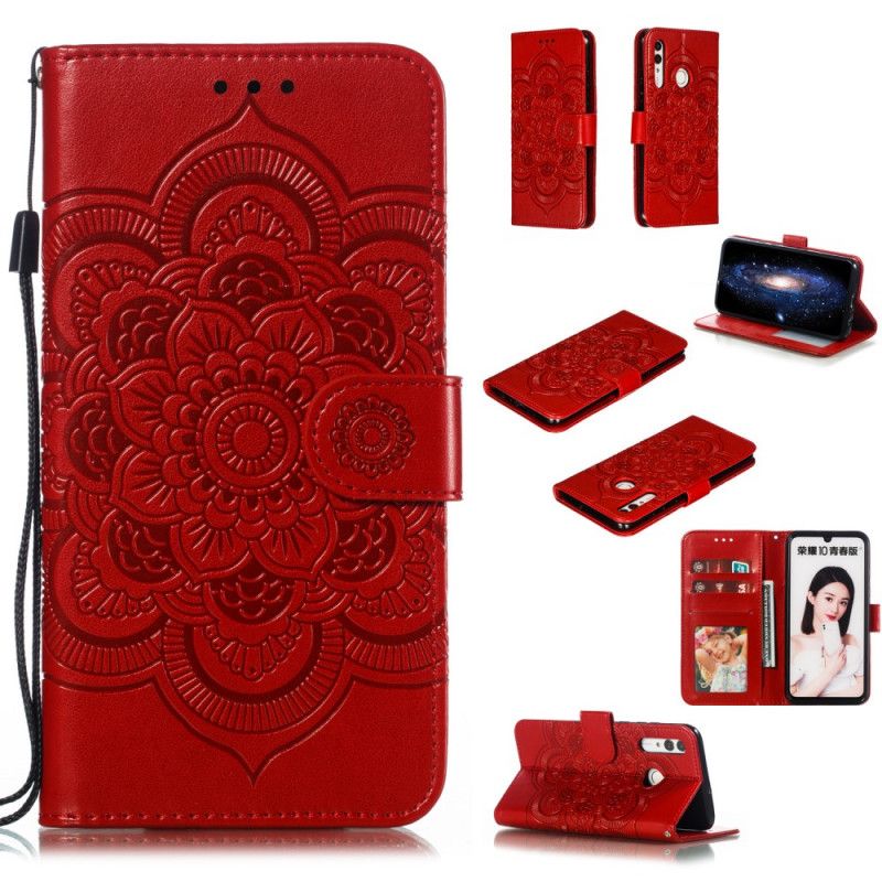 Leren Hoesje Huawei P Smart Plus 2019 Volledige Mandala