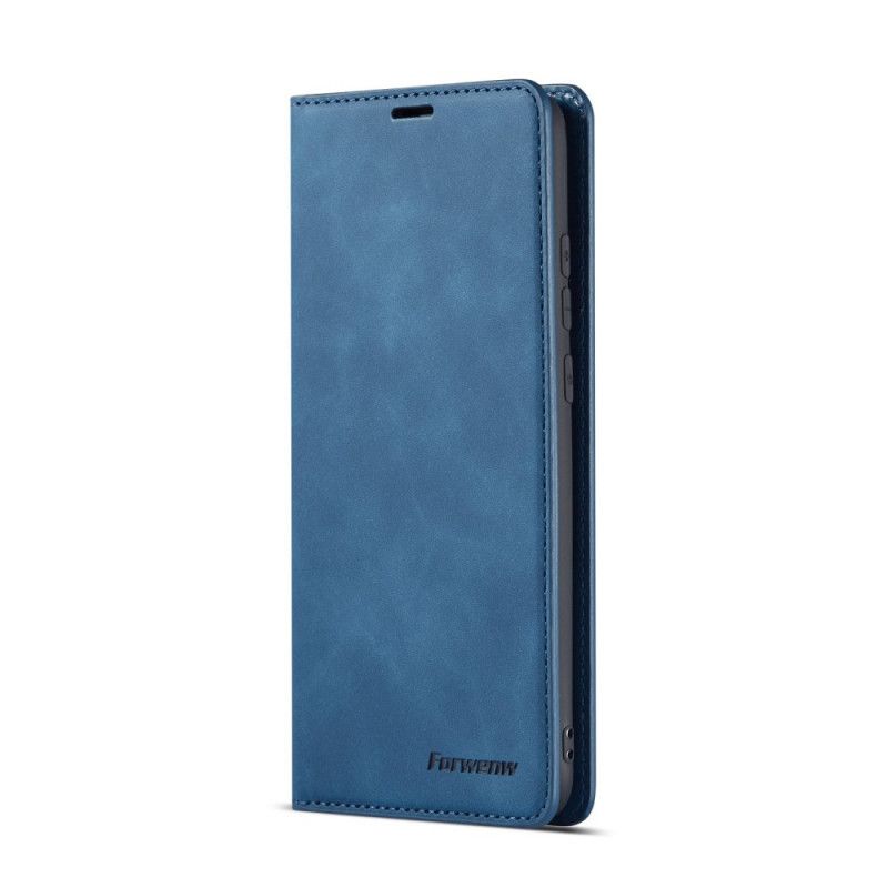 Leren Hoesje voor Huawei P Smart Plus 2019 Rood Zwart Forwenw Leereffect