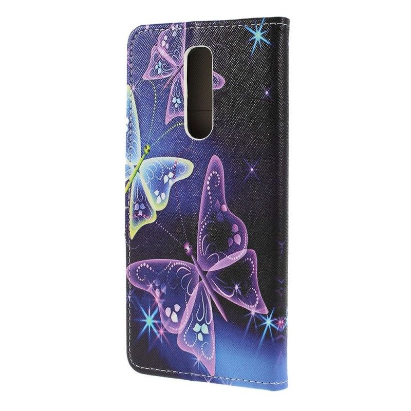 Bescherming Hoesje Sony Xperia 1 Telefoonhoesje Lichte Vlinders