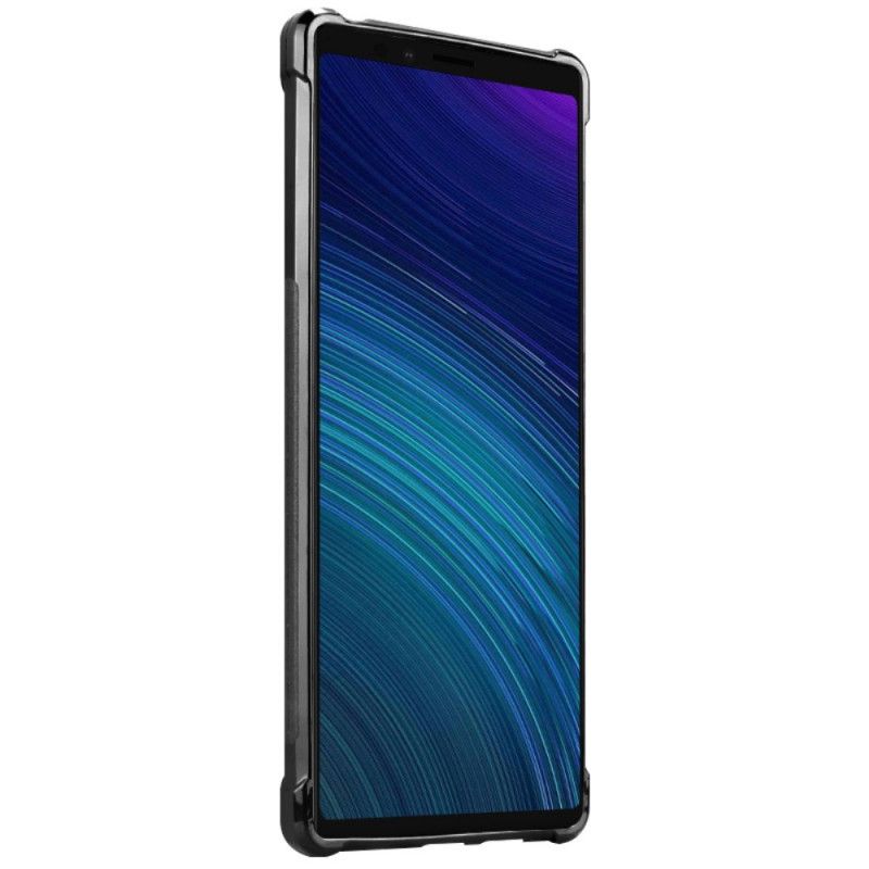 Hoesje Sony Xperia 1 imak Vega Serie Geborsteld Koolstofvezel