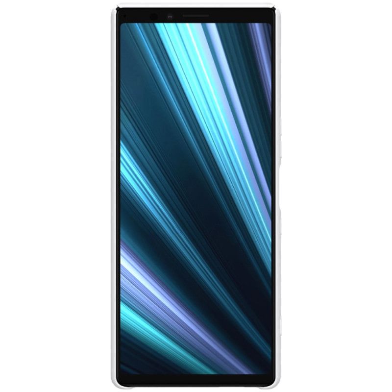 Hoesje voor Sony Xperia 1 Goud Rood Stijve Frosted Nillkin