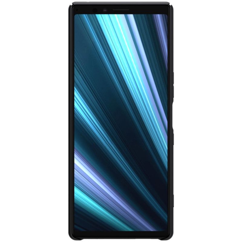 Hoesje voor Sony Xperia 1 Goud Rood Stijve Frosted Nillkin