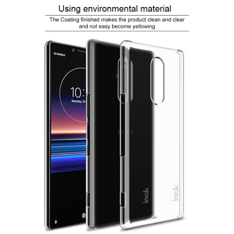 Hoesje voor Sony Xperia 1 Transparant
