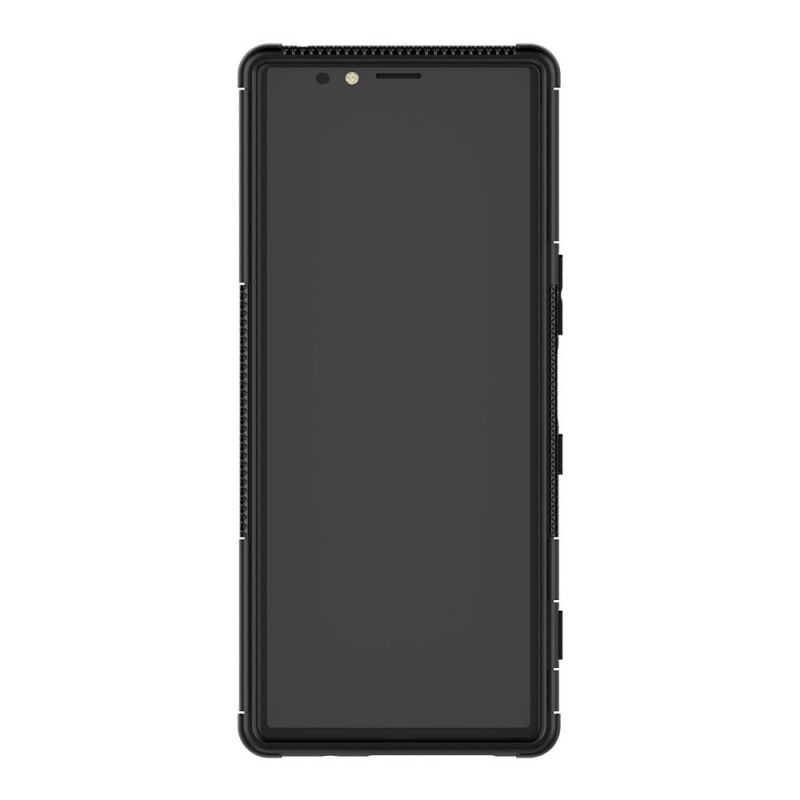 Hoesje voor Sony Xperia 1 Wit Zwart Ultrabestendig