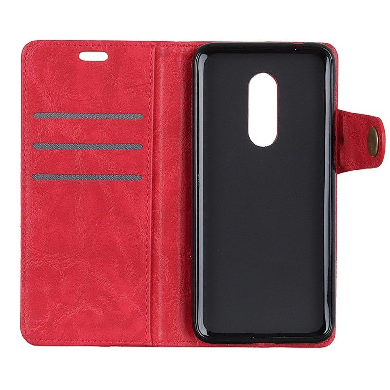 Leren Hoesje Sony Xperia 1 Artistieke Knop