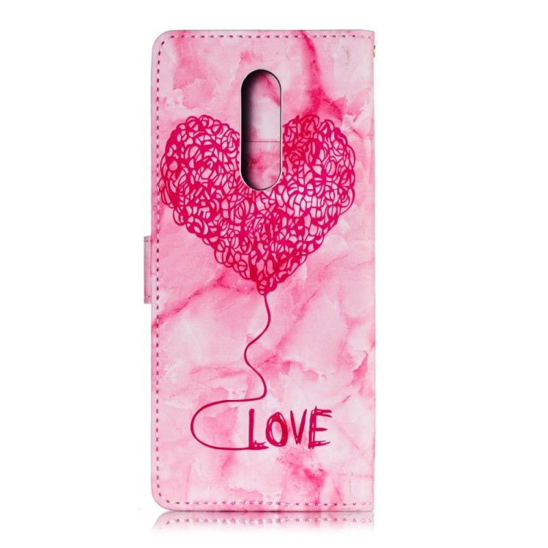 Leren Hoesje Sony Xperia 1 Liefdesmarmer