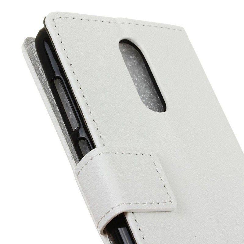 Leren Hoesje voor Sony Xperia 1 Lichtblauw Retro Kunstleer