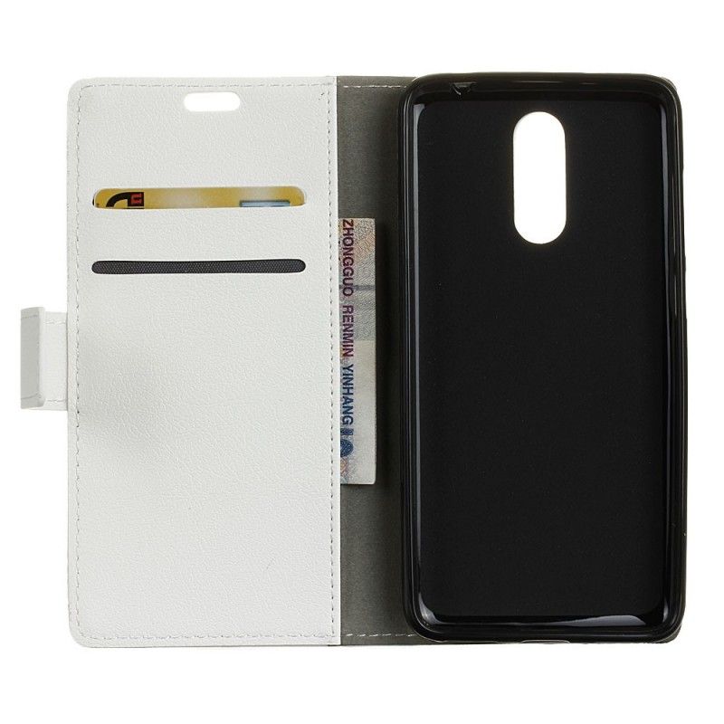 Leren Hoesje voor Sony Xperia 1 Lichtblauw Retro Kunstleer