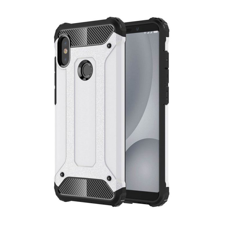 Case Hoesje Xiaomi Redmi Note 5 Wit Zwart Telefoonhoesje Overlevende