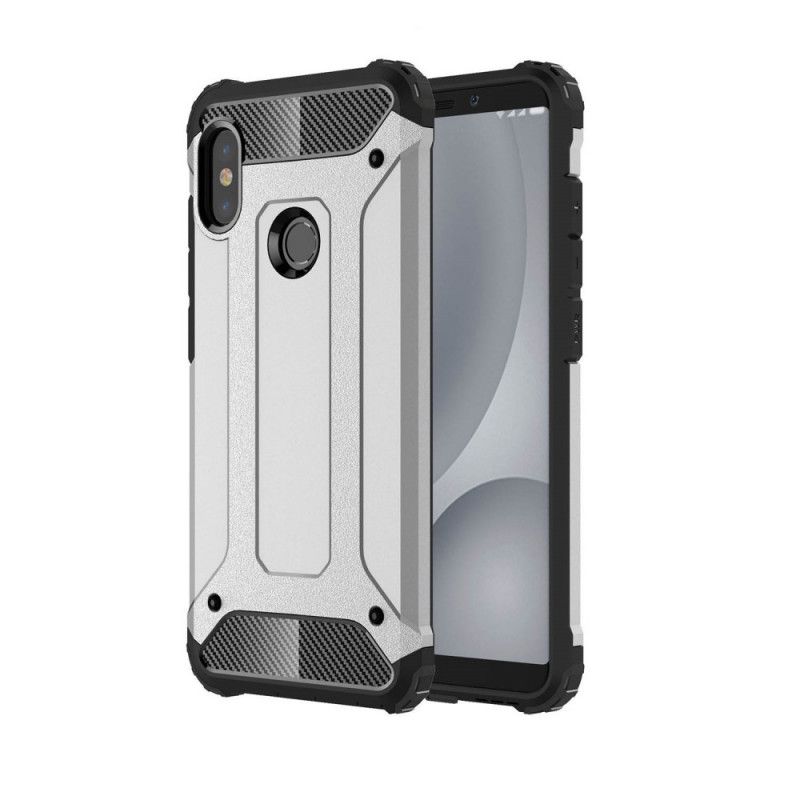 Case Hoesje Xiaomi Redmi Note 5 Wit Zwart Telefoonhoesje Overlevende