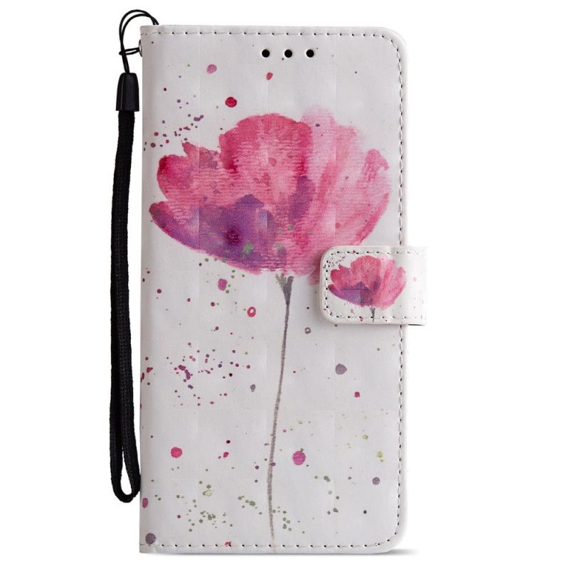 Cover Folio-hoesje Xiaomi Redmi Note 5 Telefoonhoesje Aquarel Klaproos