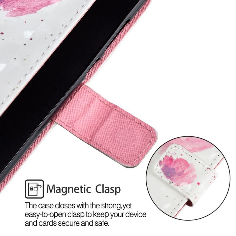 Cover Folio-hoesje Xiaomi Redmi Note 5 Telefoonhoesje Aquarel Klaproos