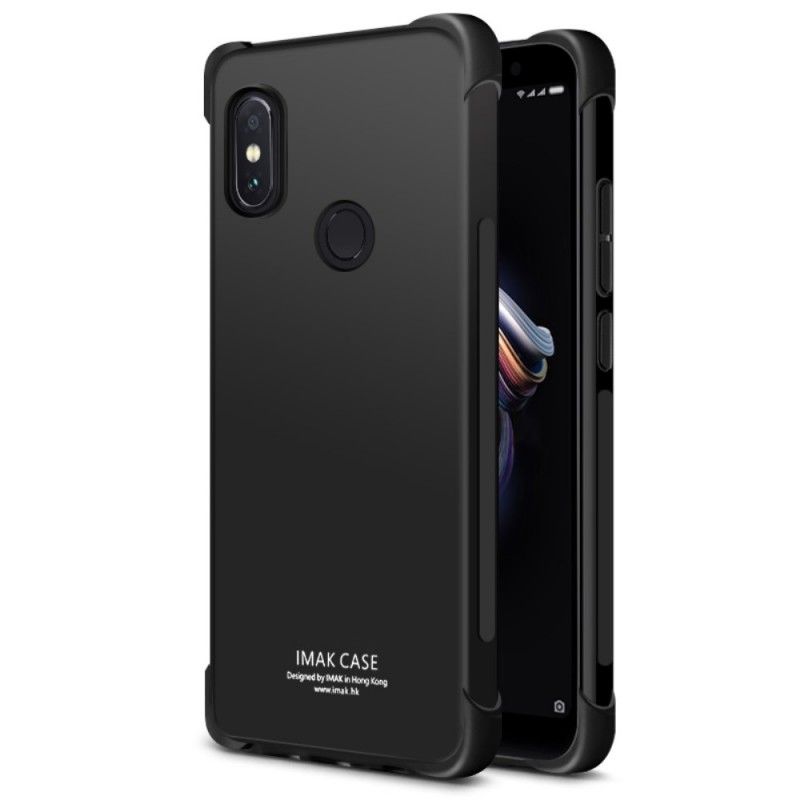Cover Hoesje Xiaomi Redmi Note 5 Zwart Telefoonhoesje Imak Huidgevoel